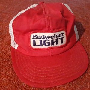 Vintage 80's Bud Light - Trucker Snap Back.